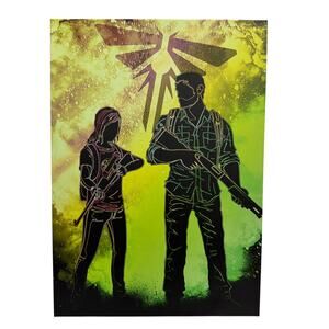 Displate Metal Poster The Last of Us Joel & Ellie Fireflies 12.5" x 18"